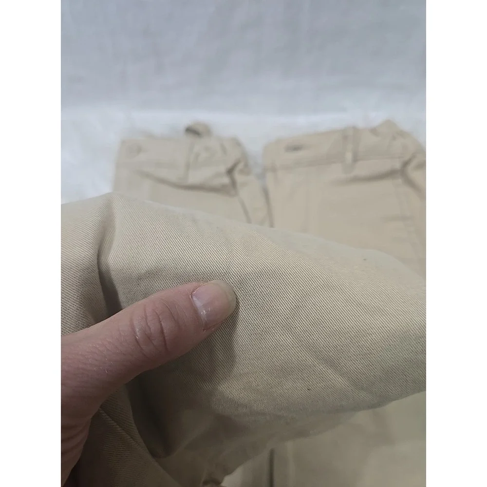 Lot Of 4 Children's Place Kids School Uniform Tan Shorts‎ Stretch Girls 8 Slim
